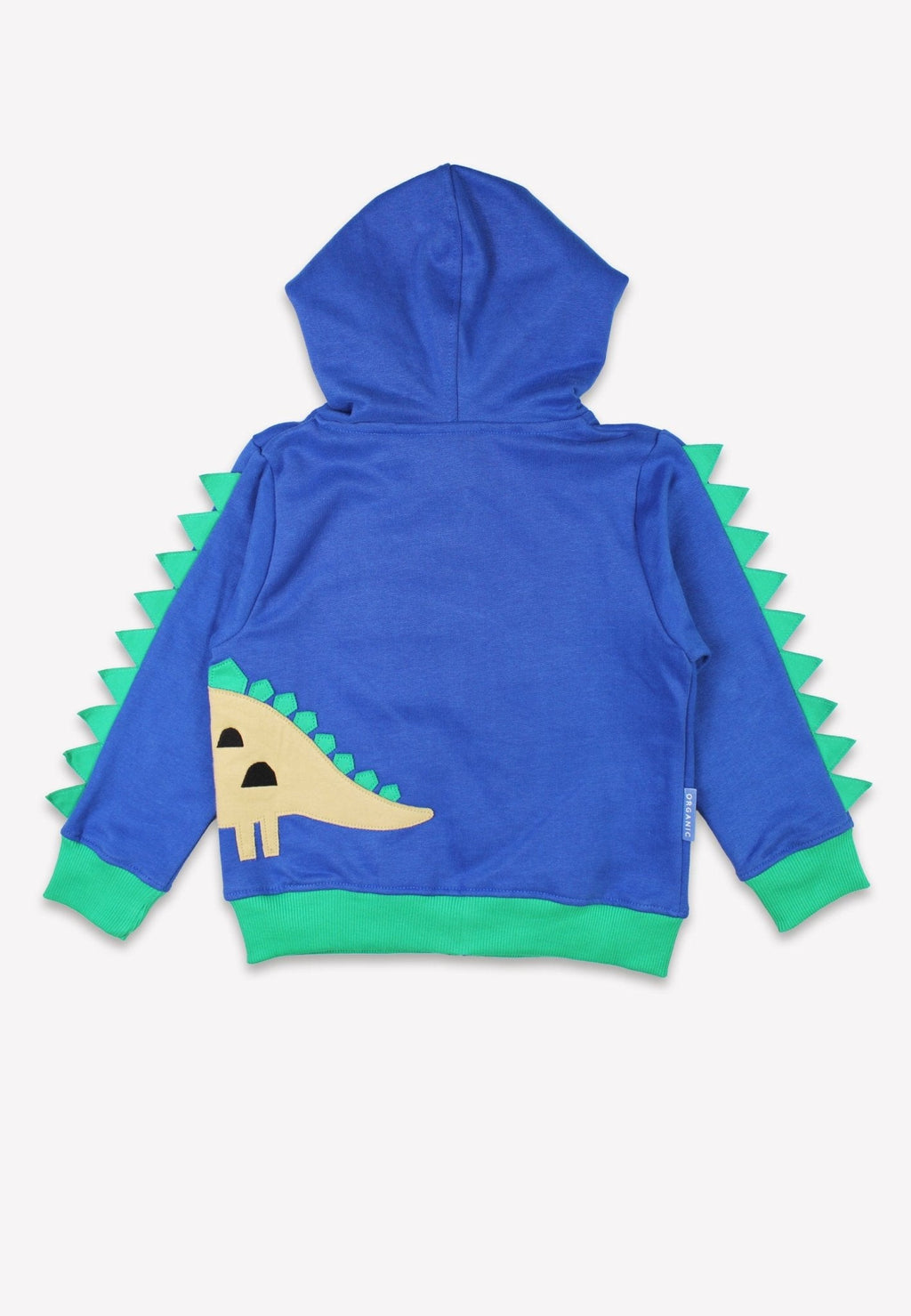 Organic Tonal Dinosaur Applique Hoodie