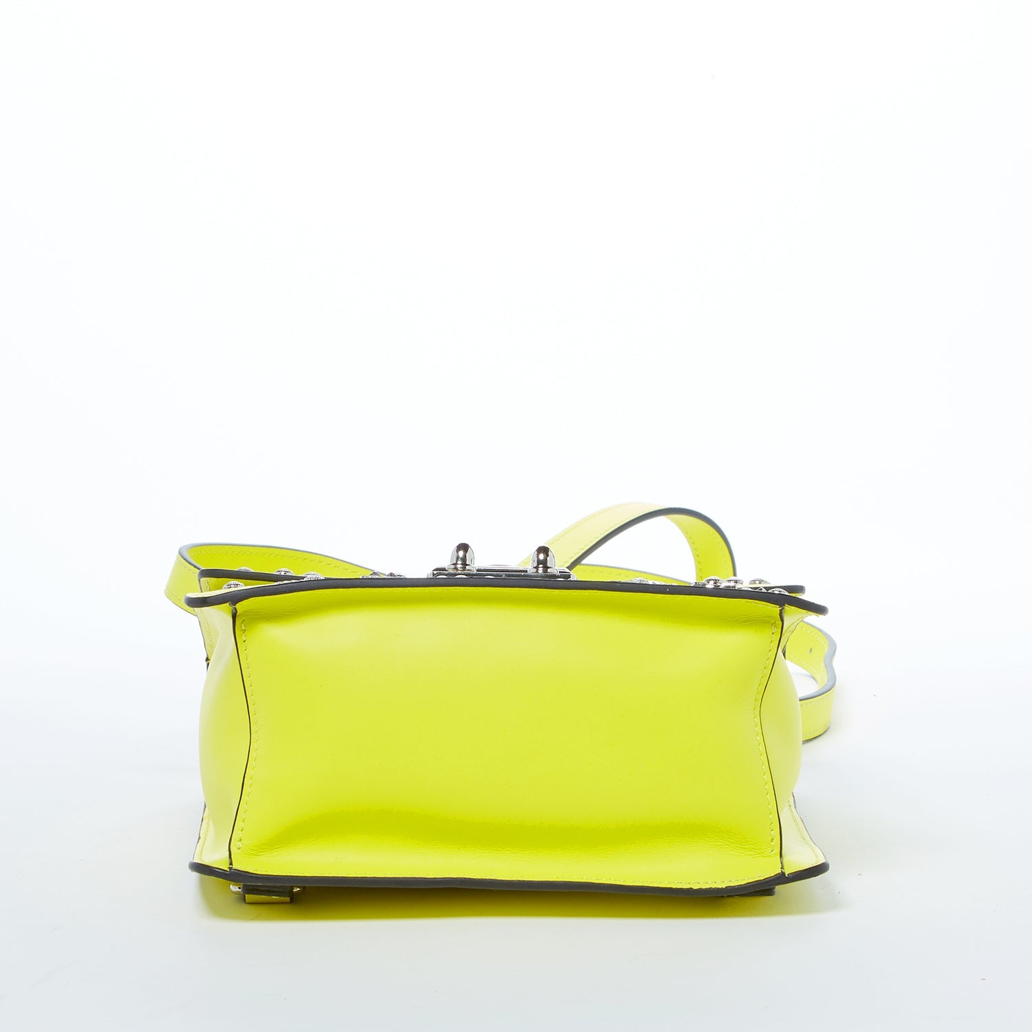 Convertible Leather Backpack Purse in Yellow