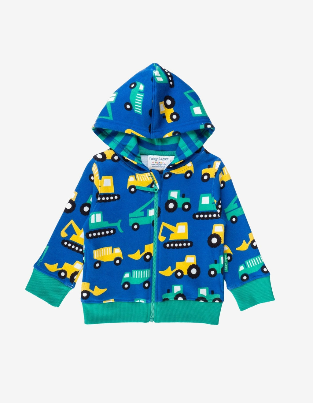 Organic Digger Print Kids Hoodie