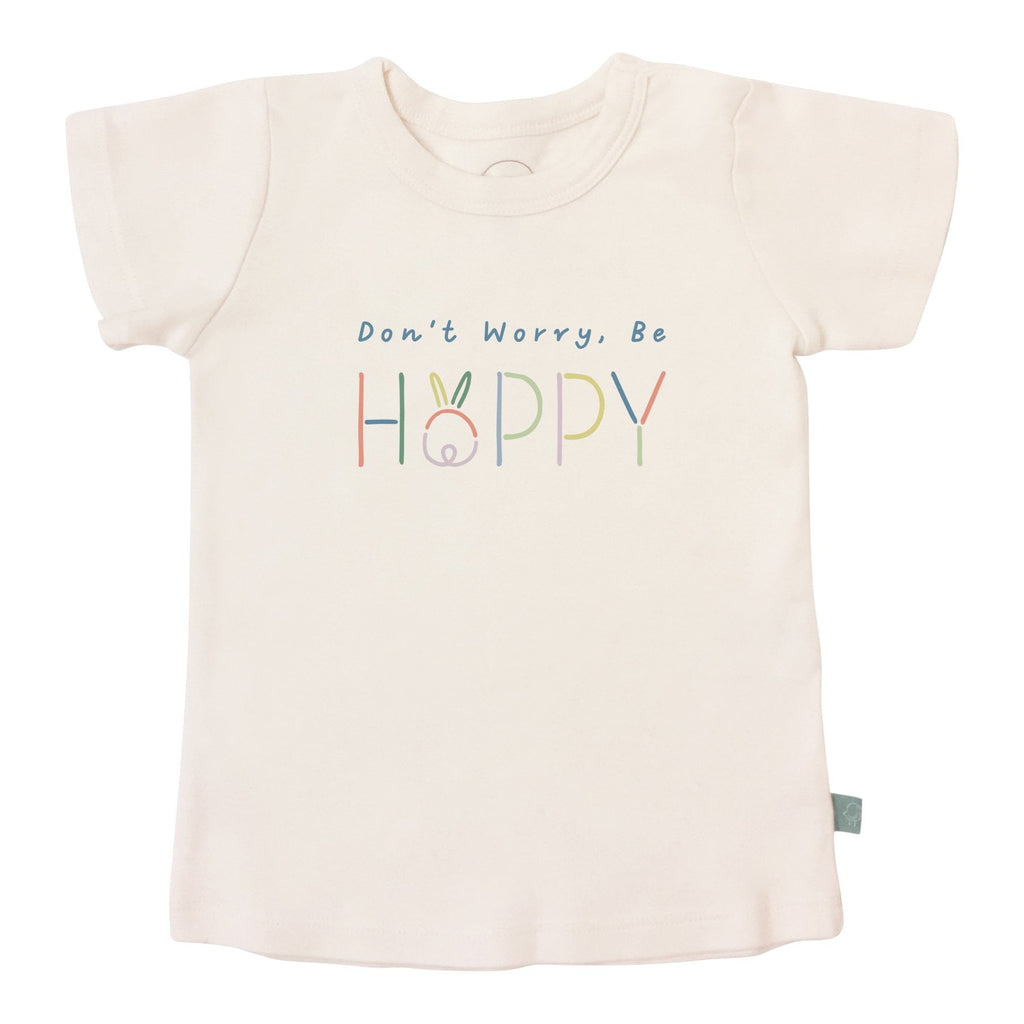 Don't Worry Be Hoppy Graphic Tee for Toddlers