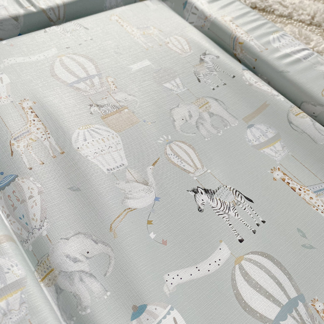 Standard Changing Mat - Hot Air Balloons Print