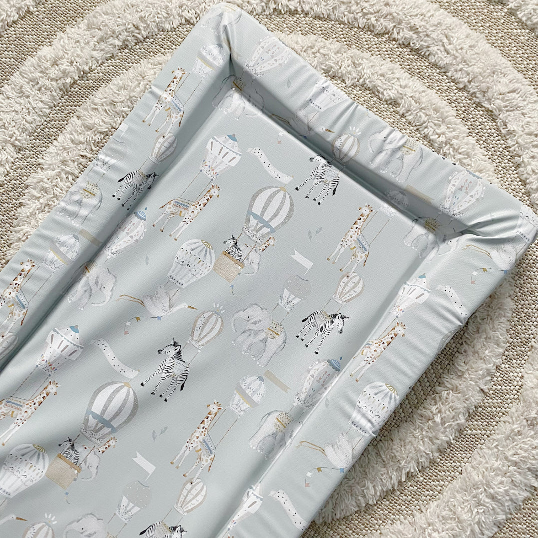 Standard Changing Mat - Hot Air Balloons Print
