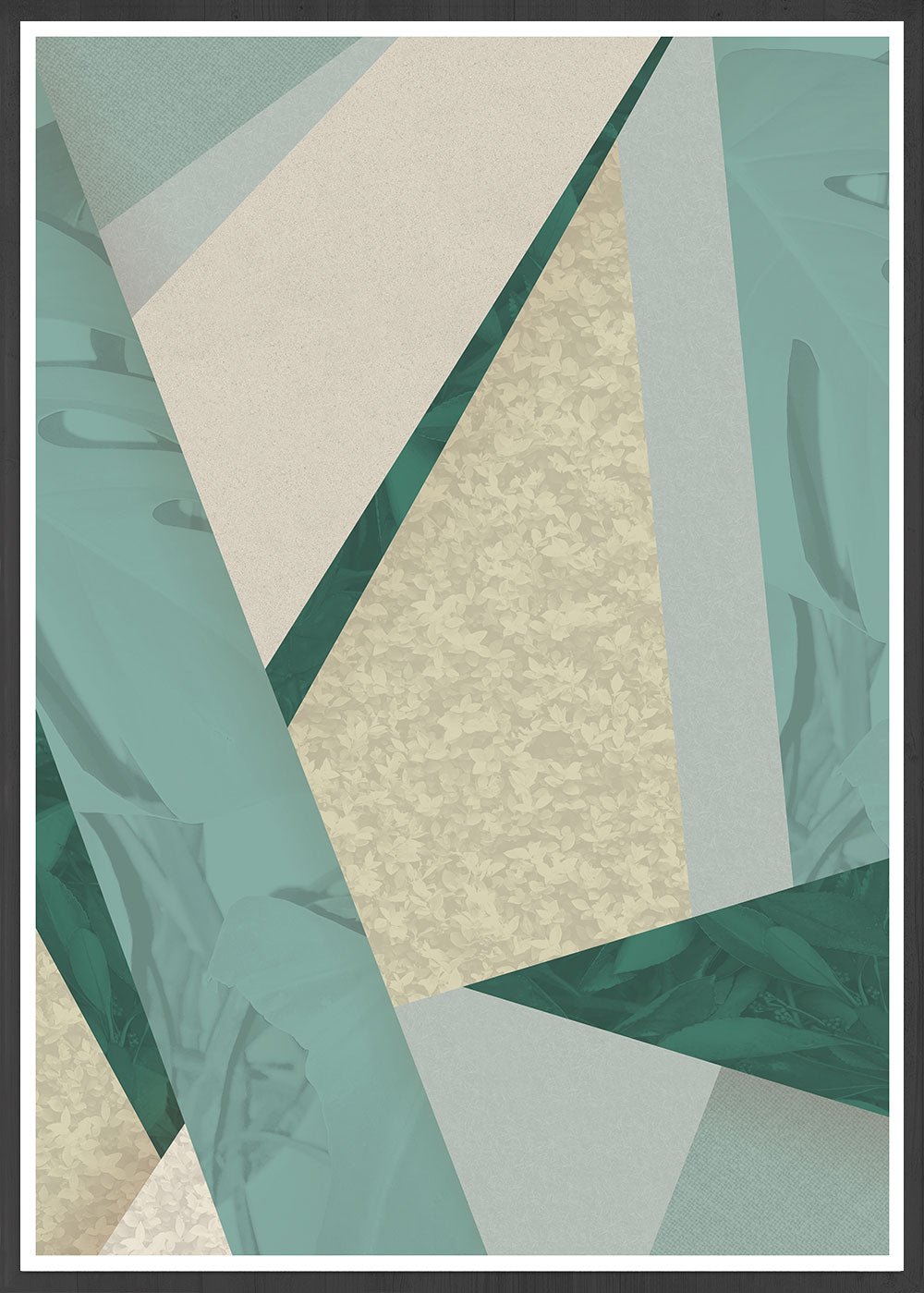 House Plants Geometric Botanical Pattern