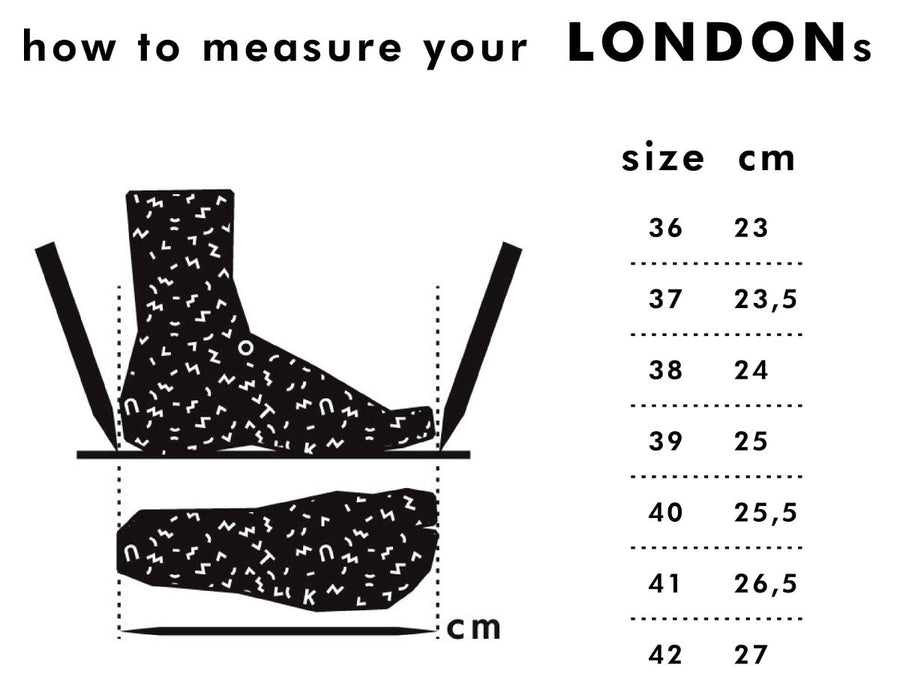 London - Classic shoes in the TOKU style - Black