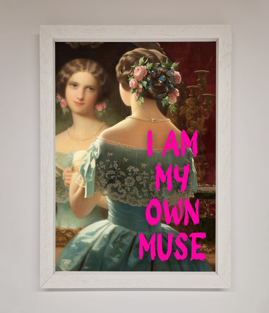 I Am My Muse Framed Print
