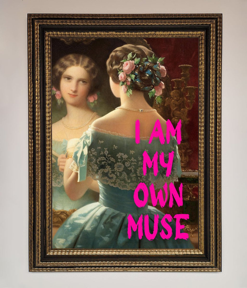 I Am My Own Muse Framed Print
