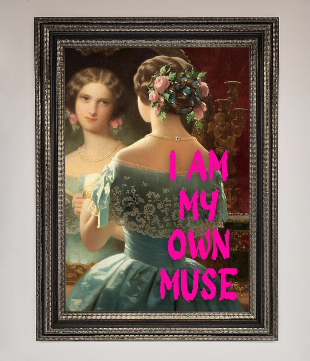 I Am My Own Muse Framed Print
