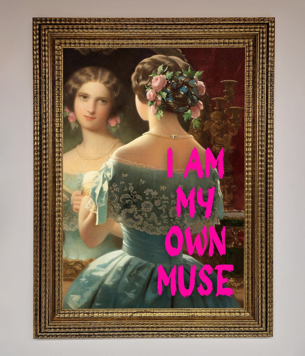 I Am My Own Muse Framed Print