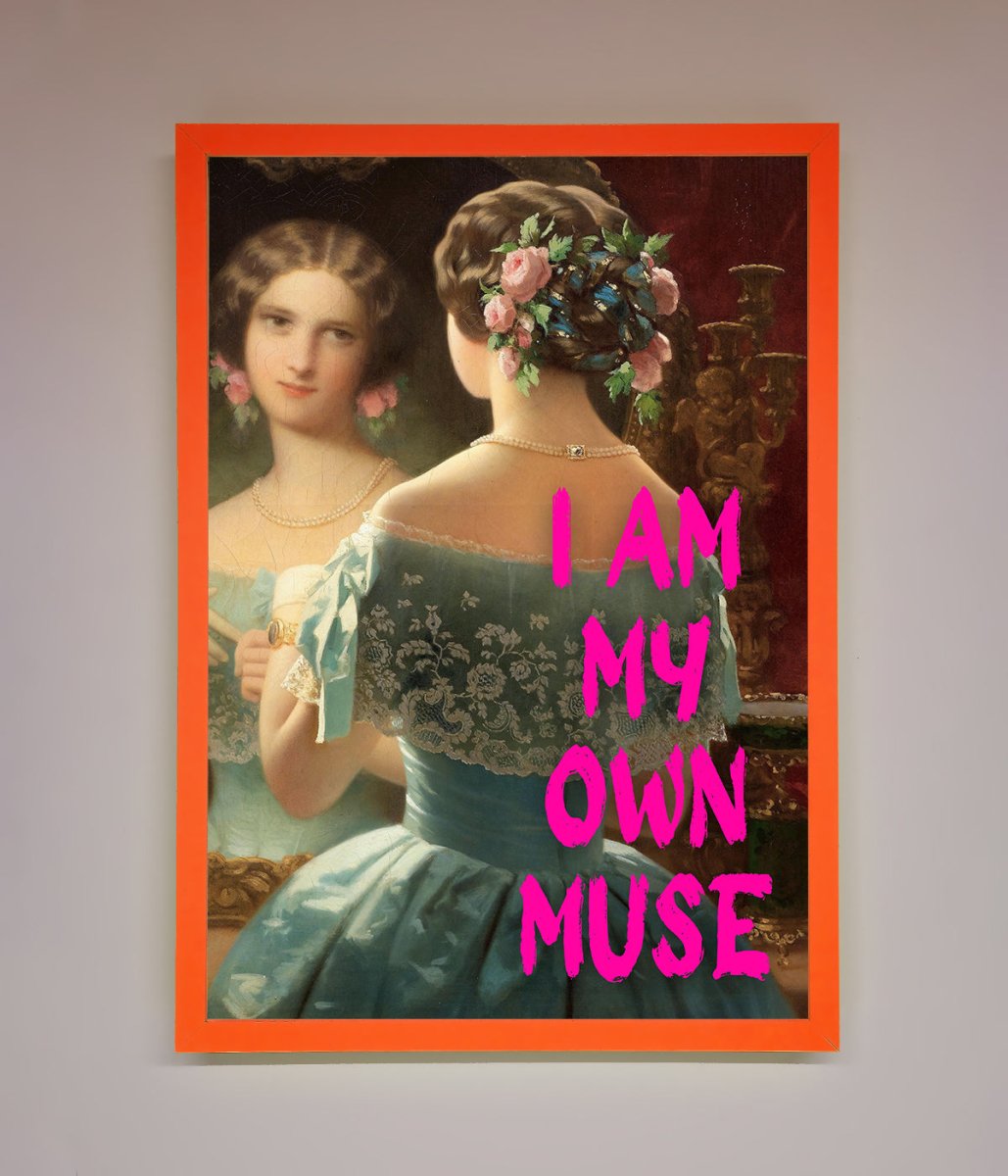 I Am My Own Muse Framed Print