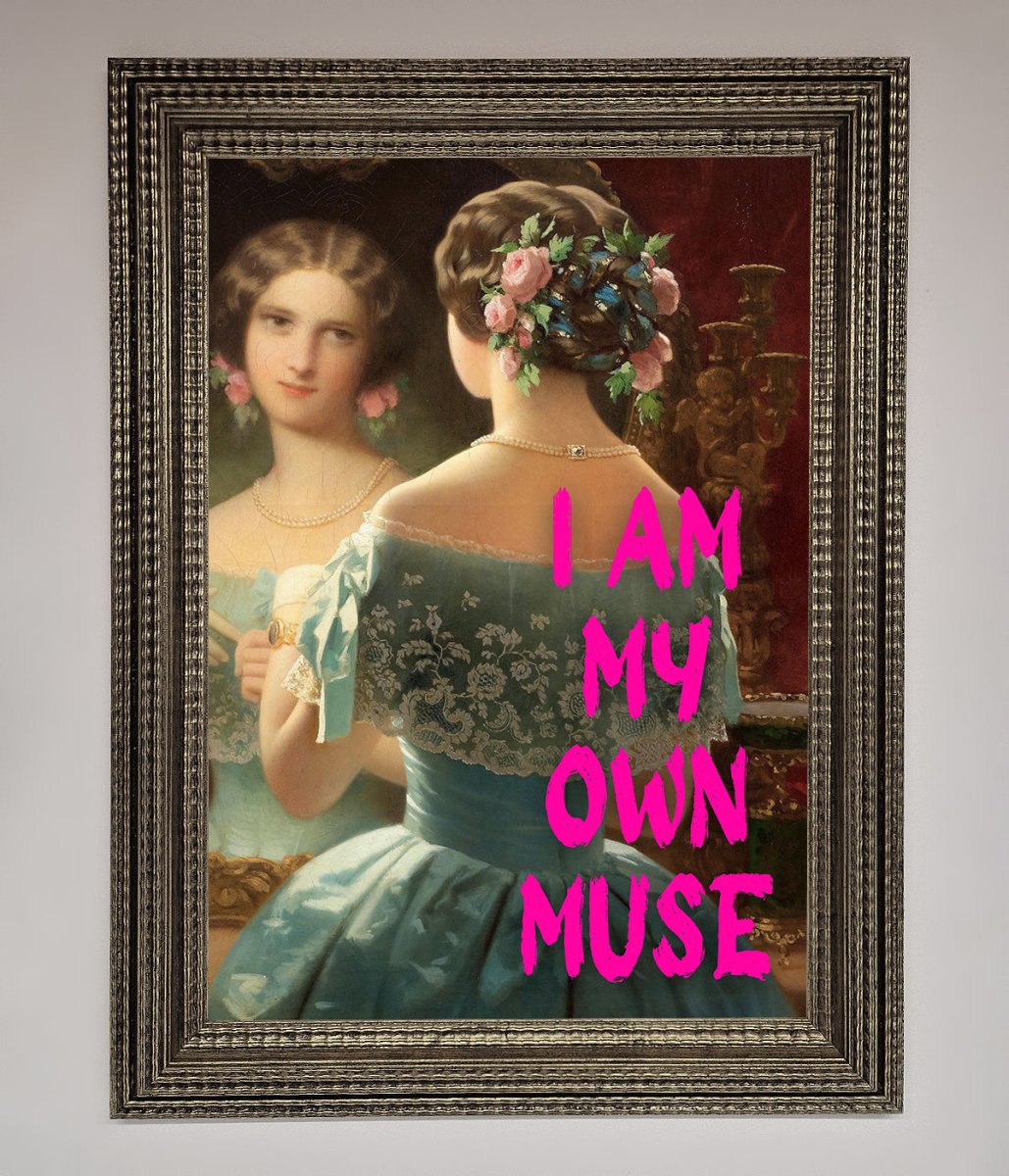 I Am My Own Muse Framed Print