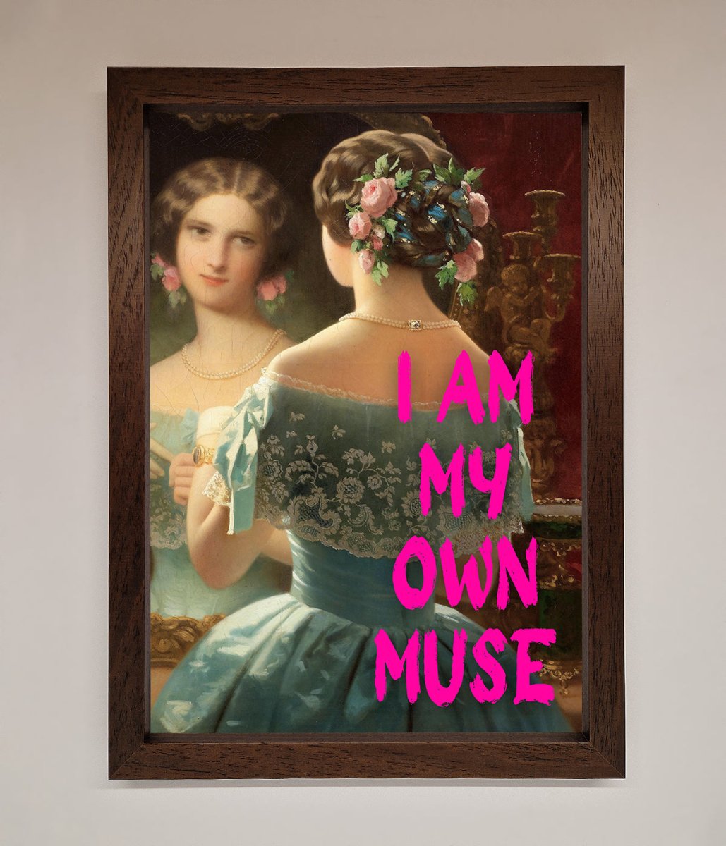 I Am My Own Muse Framed Print