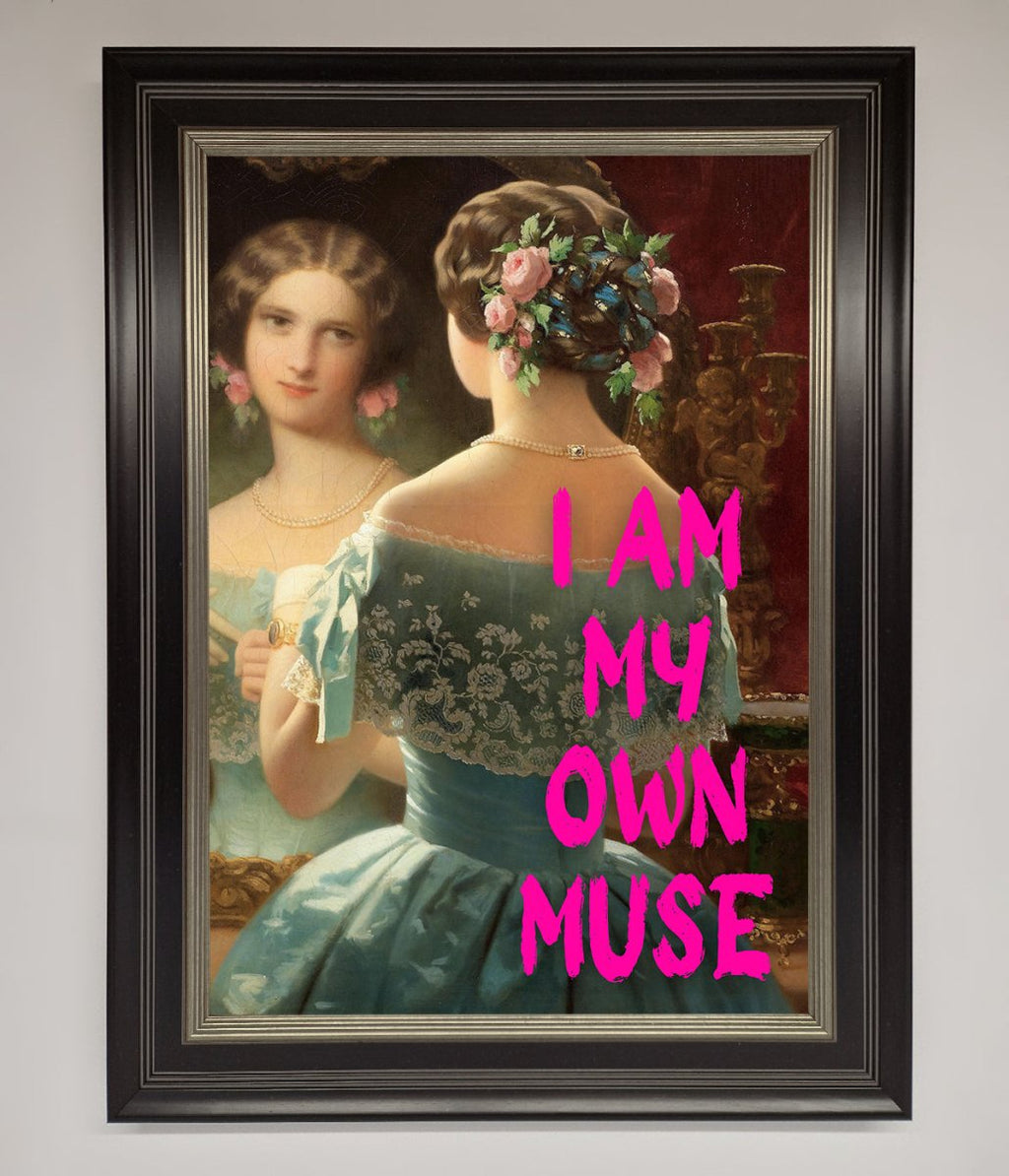 I Am My Own Muse Framed Print