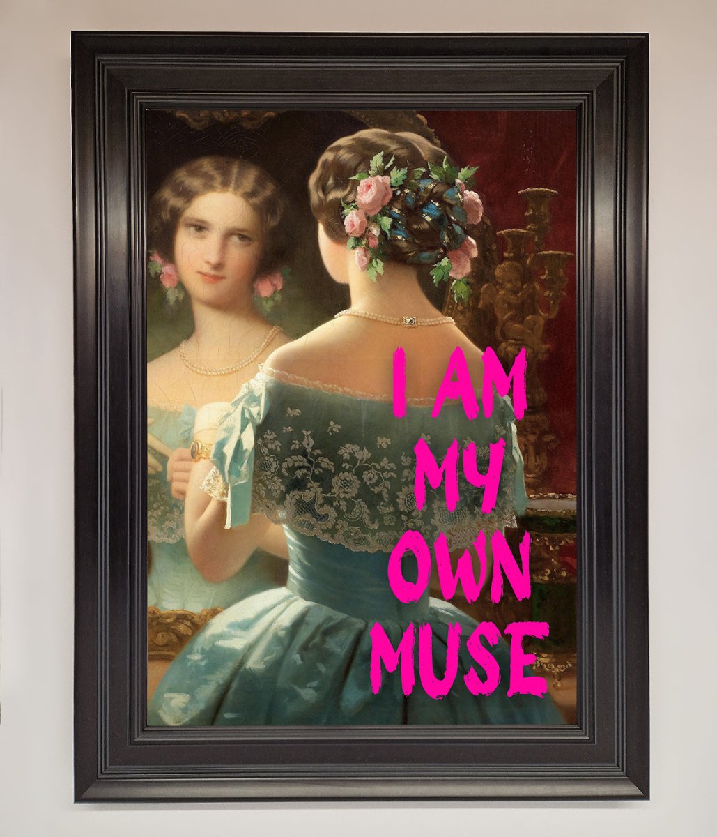 I Am My Own Muse Framed Print