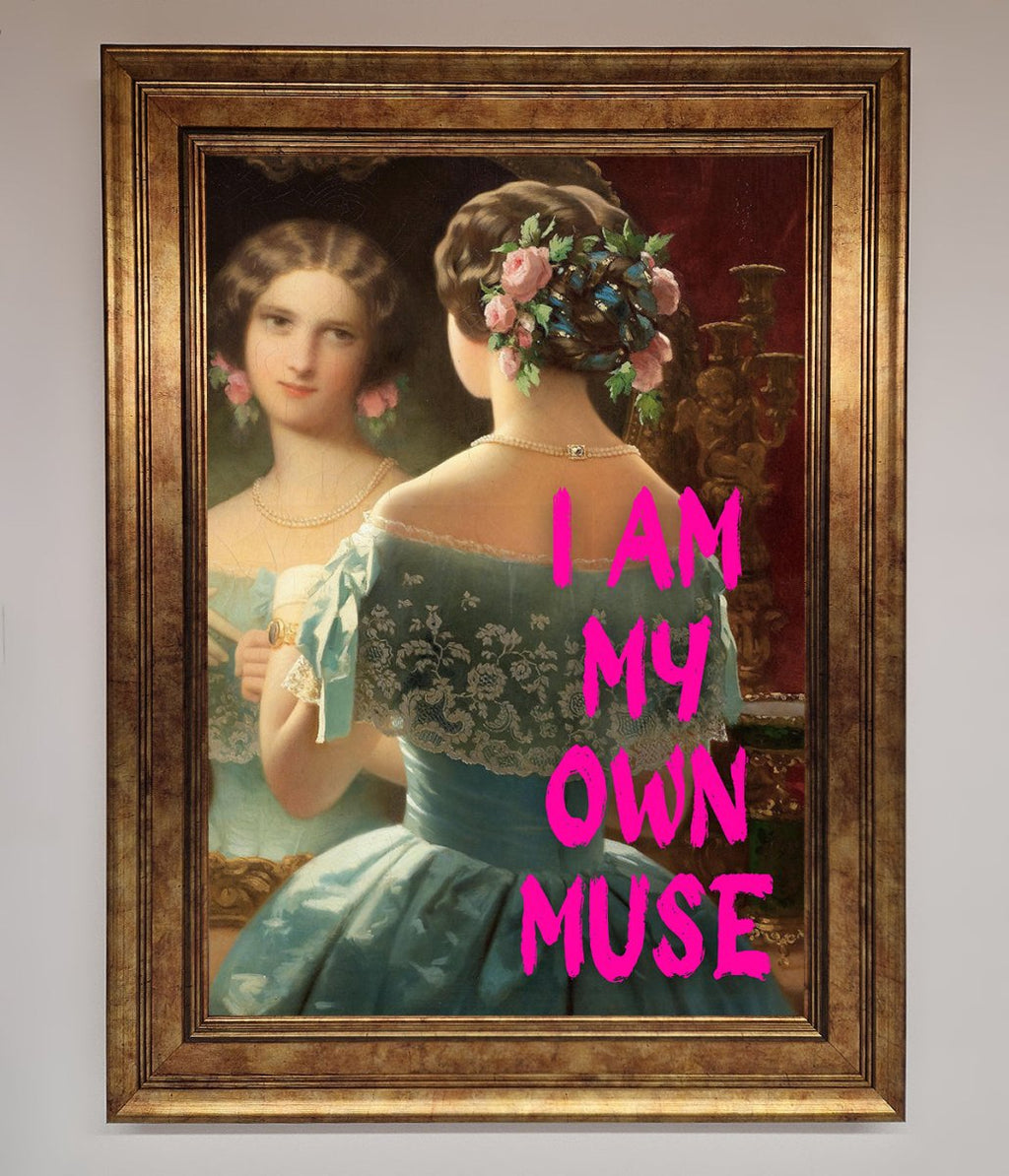 I Am My Own Muse Framed Print