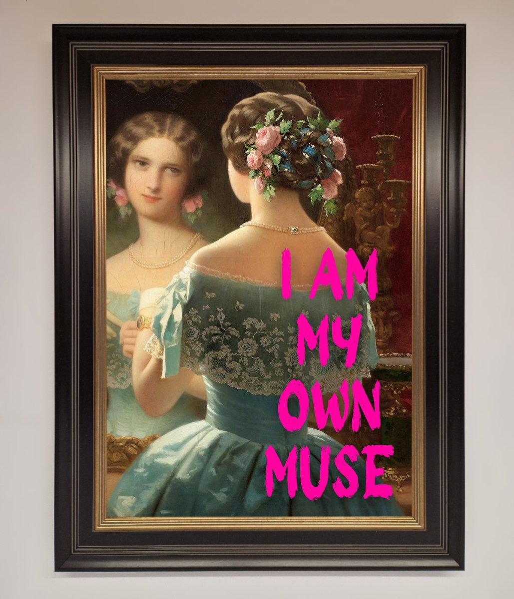 I Am My Own Muse Framed Print
