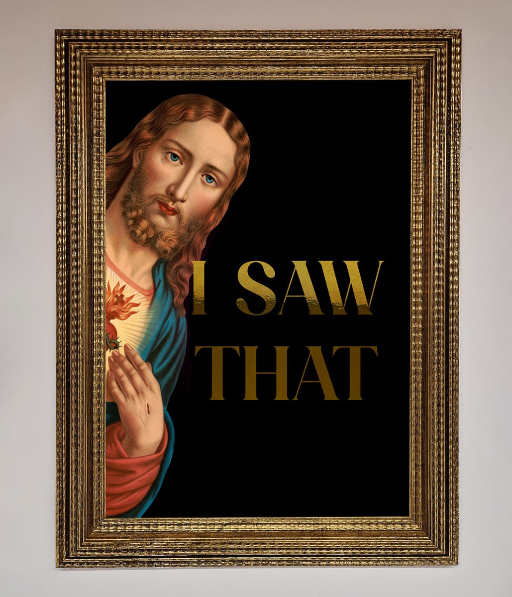 I Saw That Foil Print