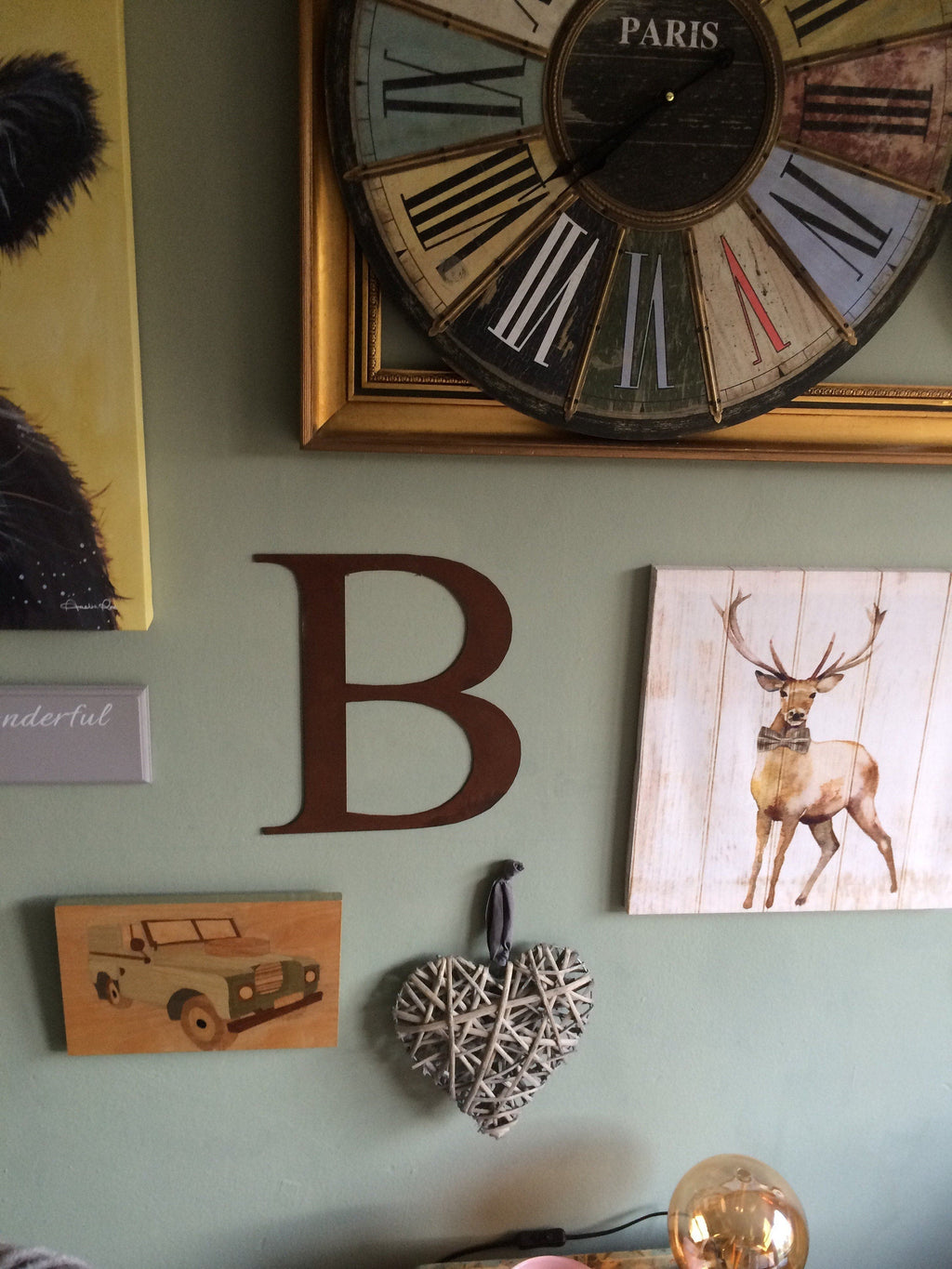 Classic Rusty Metal Letters 5" And 12" A-Z 0-9 Rustic Signs For The Home And Garden