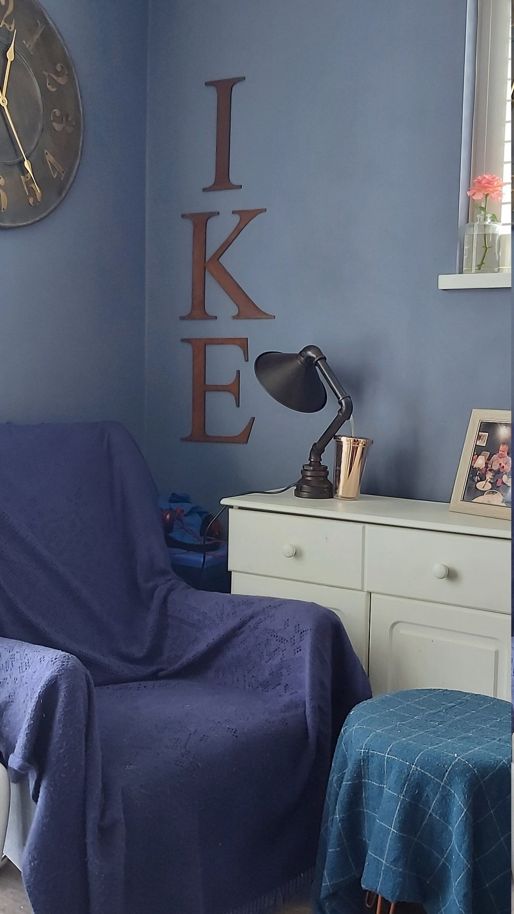 Classic Rusty Metal Letters 5" And 12" A-Z 0-9 Rustic Signs For The Home And Garden