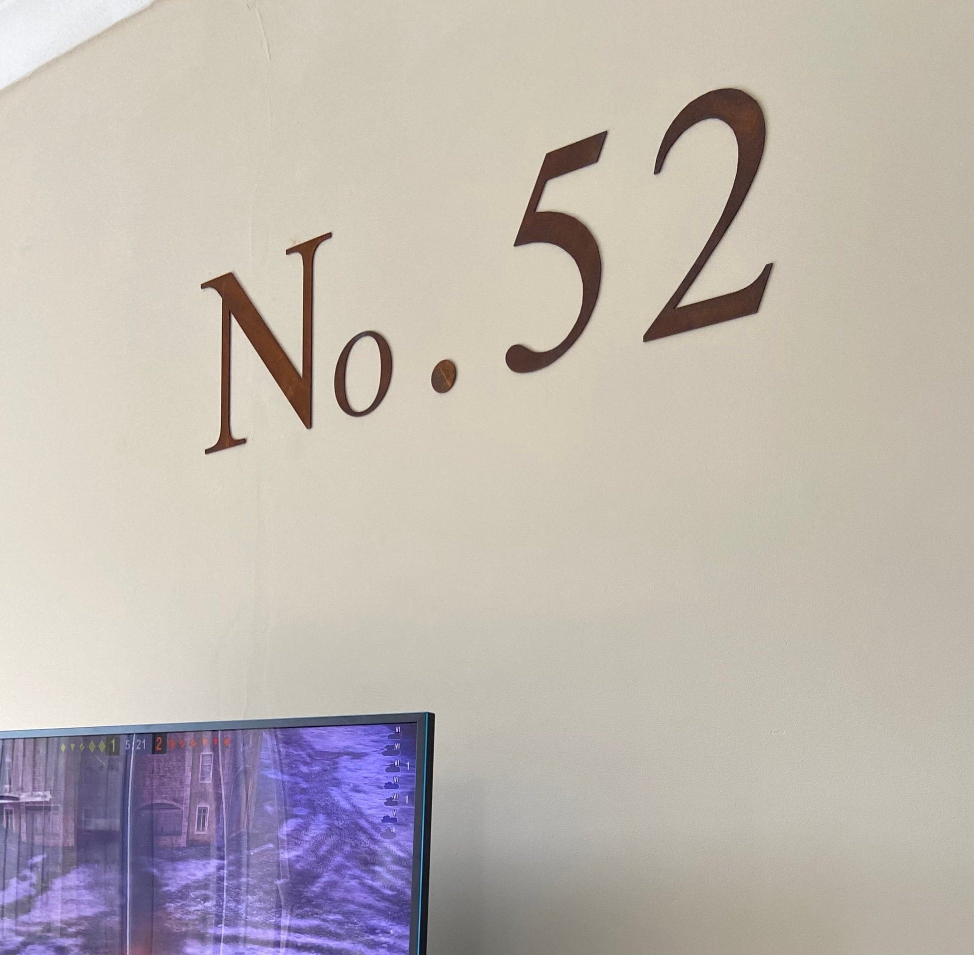 Classic Rusty Metal Letters 5" And 12" A-Z 0-9 Rustic Signs For The Home And Garden