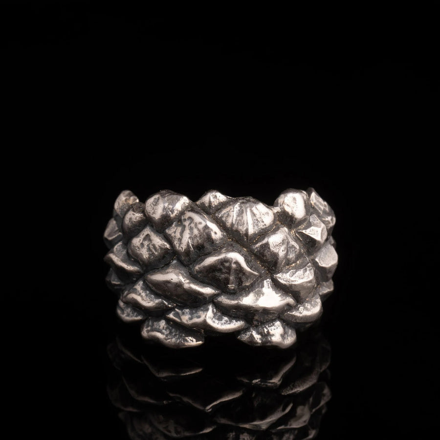 Pine Cone Ring - Sterling Silver