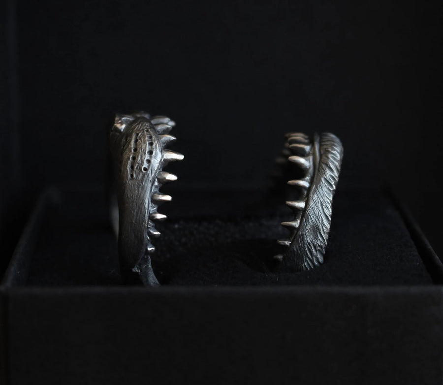 Embrace Enchantment with the Cheshire Cat-Inspired Ring by Hvitolg at www.brixbailey.com