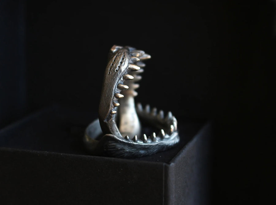 Cheshire Cat Double Ring - Silver