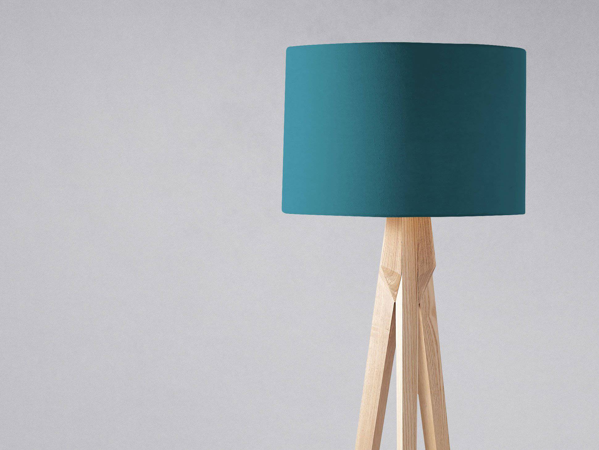 Plain Teal Lampshade, Ceiling or Table Lamp Shade