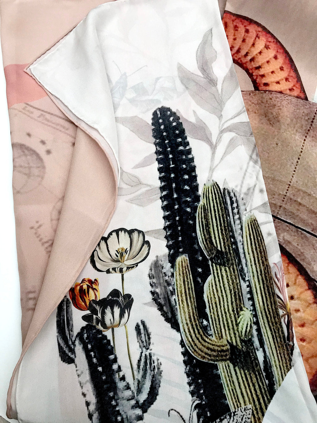 Nevada Snake Square Silk Scarf