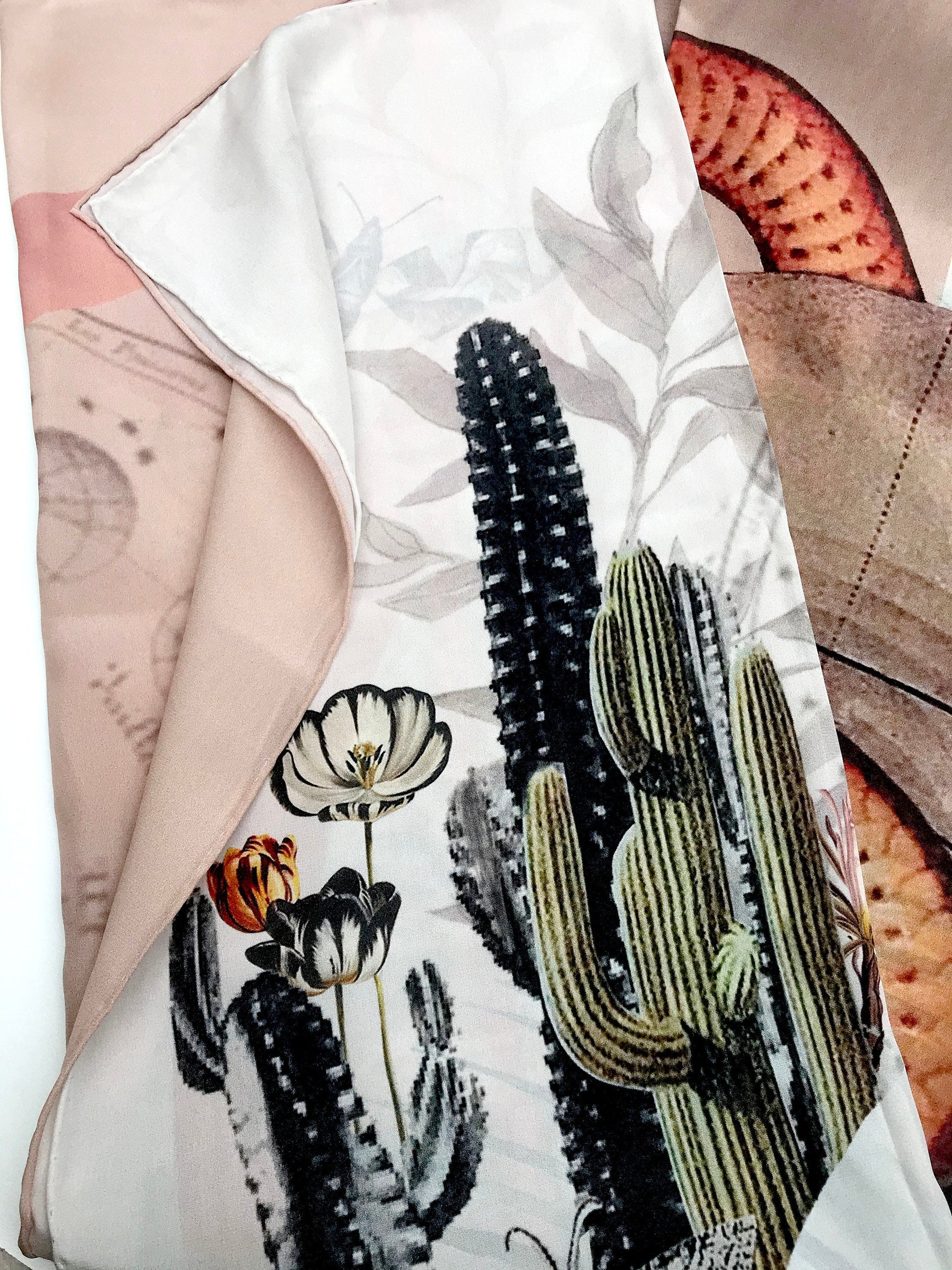 Nevada Snake Square Silk Scarf