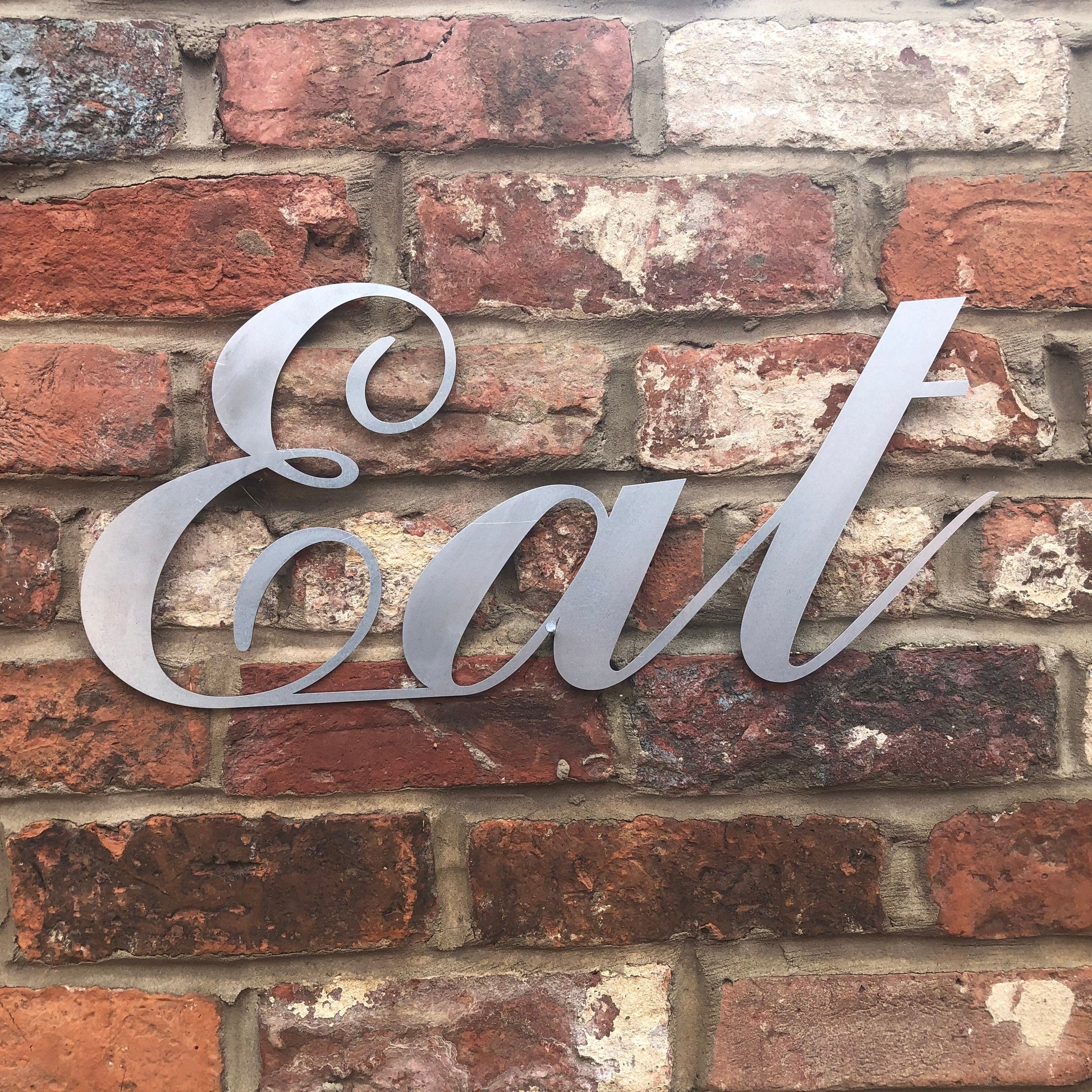 Galvanized Steel Metal Eat Wall Decoration.