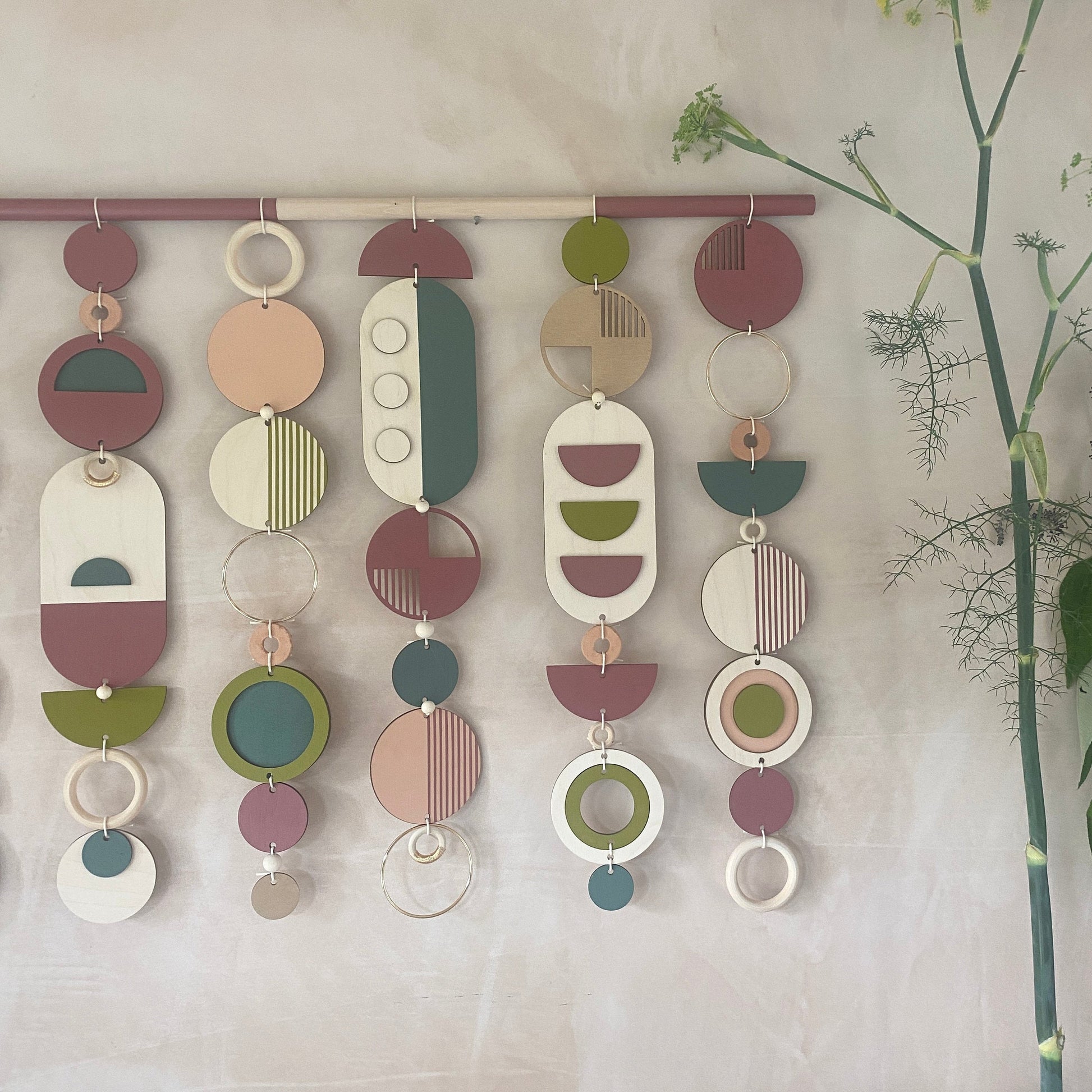 Large Geometric Modern Wall Art - Minimal Home Decor - Eclectic Tapestry - Big Centerpiece Tapestry - Unique Handmade Wall Hanging - Fun Art