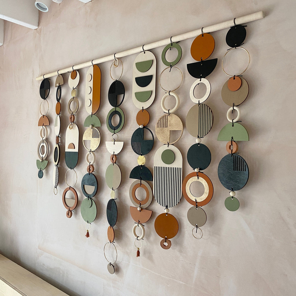 New Modern Wall Art - Geometric Artwork - Minimal Home Decor - New Home Trend - Large Centre Piece Art - Big Wall Tapestry - Large Tapestry