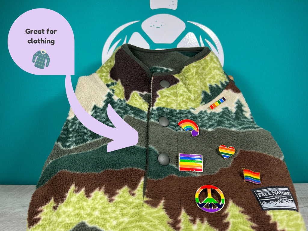 Rainbow LGBT Pride Badges Gift Set x6