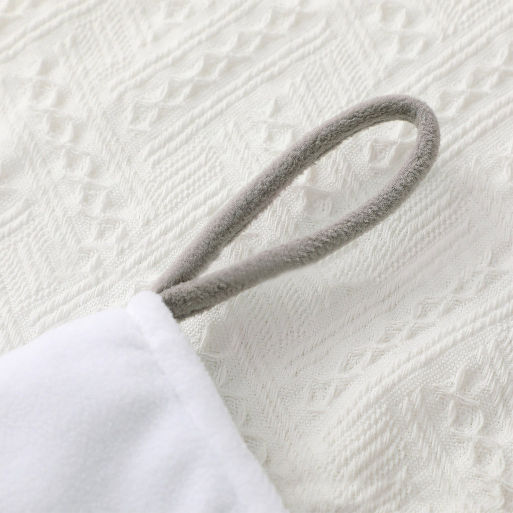 Personalised Grey Christmas Stocking with Fun Designs