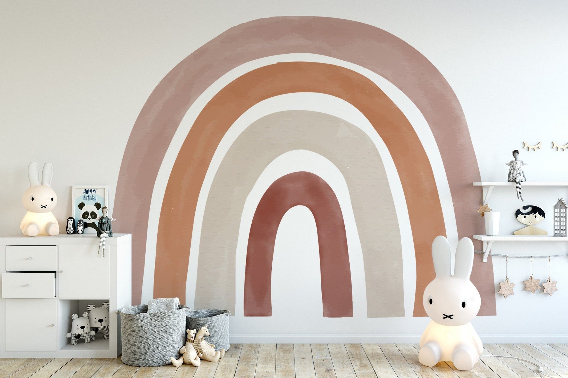 Watercolour Rainbow Decal