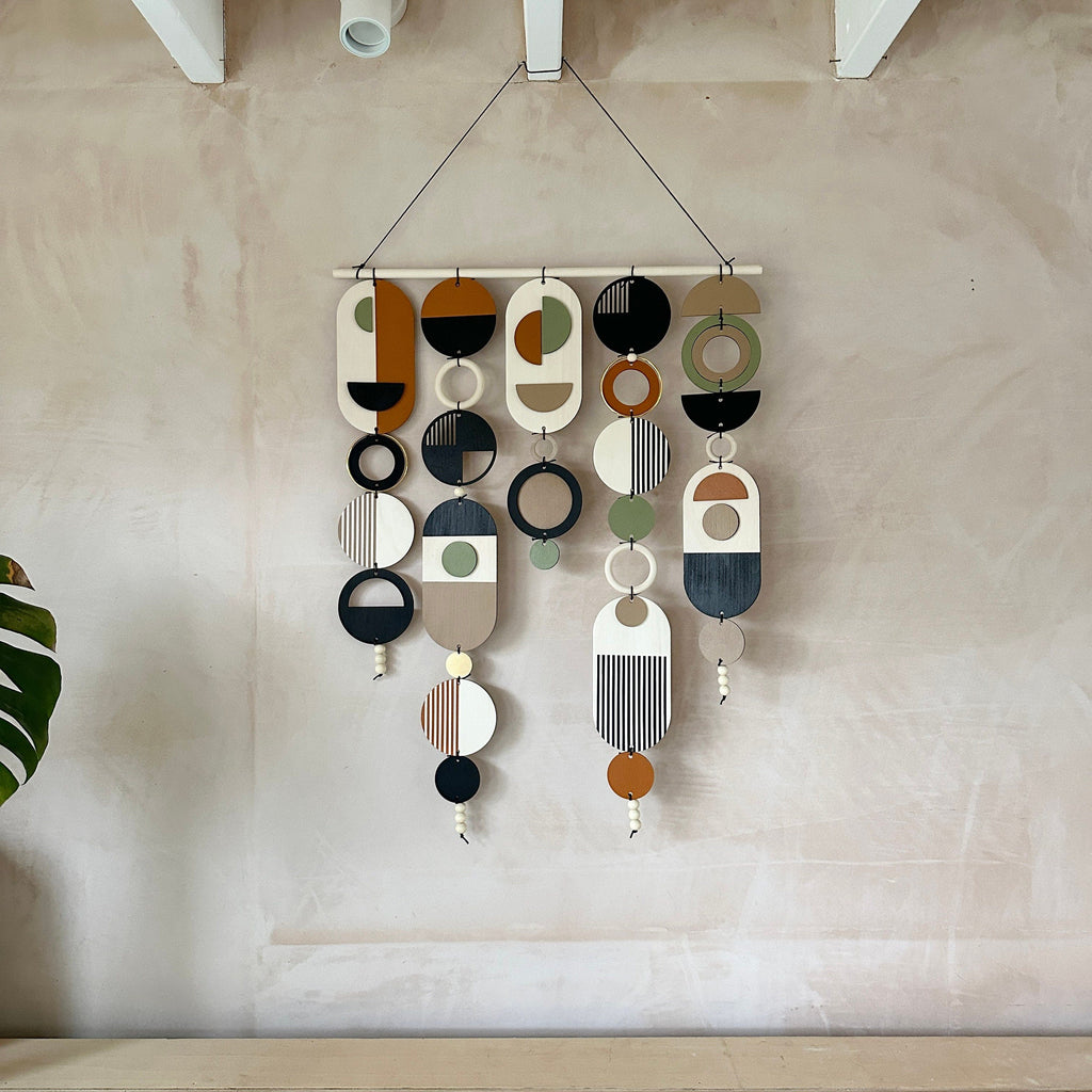 Original Wall Art - Geometric Artwork - Minimal Home Decor - Mid-Century Decor- Large Centre Piece Art - Big Wall Tapestry - Wall Sculpture