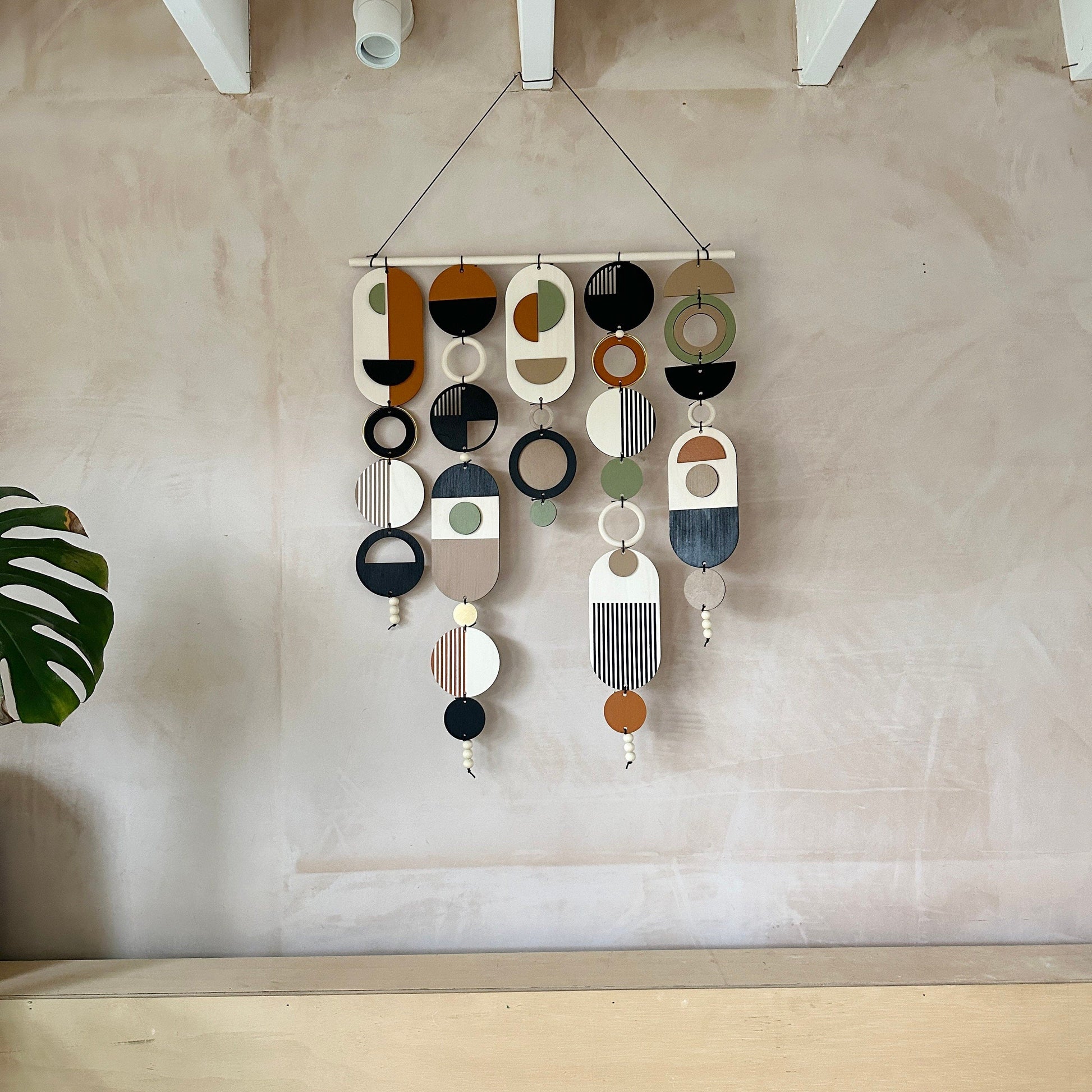 Original Wall Art - Geometric Artwork - Minimal Home Decor - Mid-Century Decor- Large Centre Piece Art - Big Wall Tapestry - Wall Sculpture