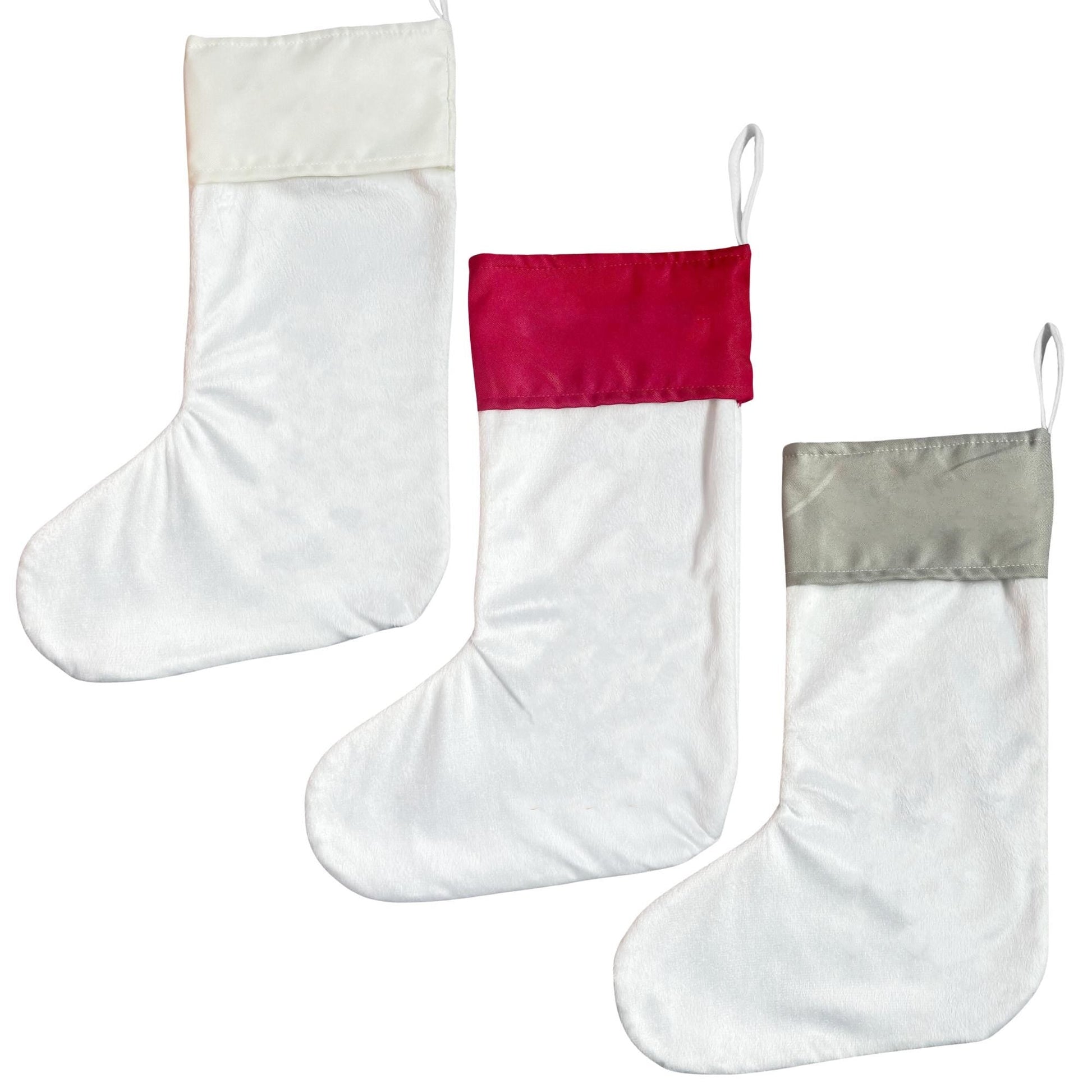 Blank Christmas Stocking for Personalising