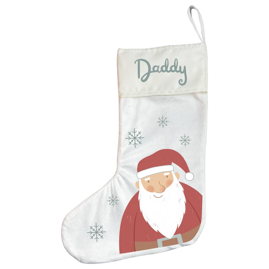 Personalised Christmas Stocking with Hand Drawn Design
