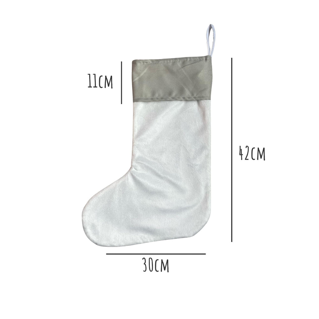 Blank Christmas Stocking for Personalising
