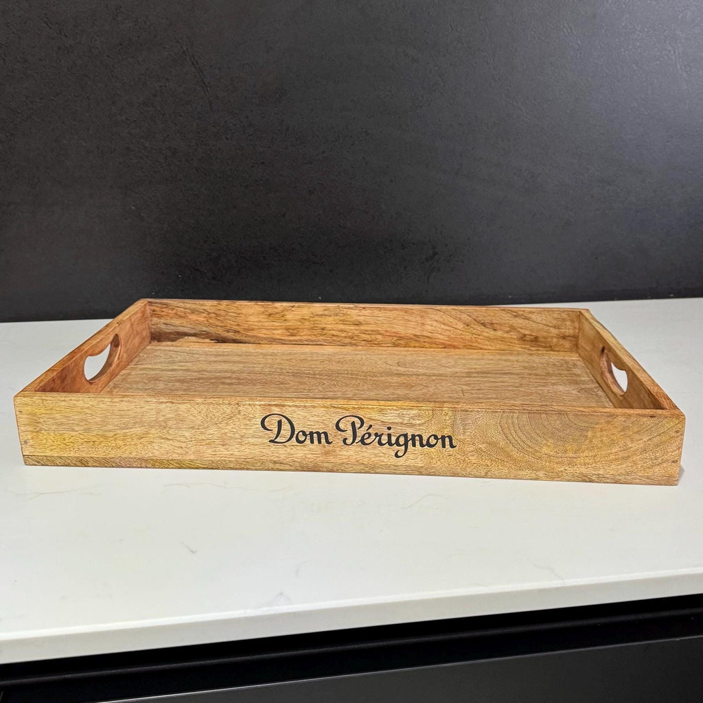 Moët & Chandon Wooden Serving Trays Champagne Butlers Crates Storage Boxes Natural Finish
