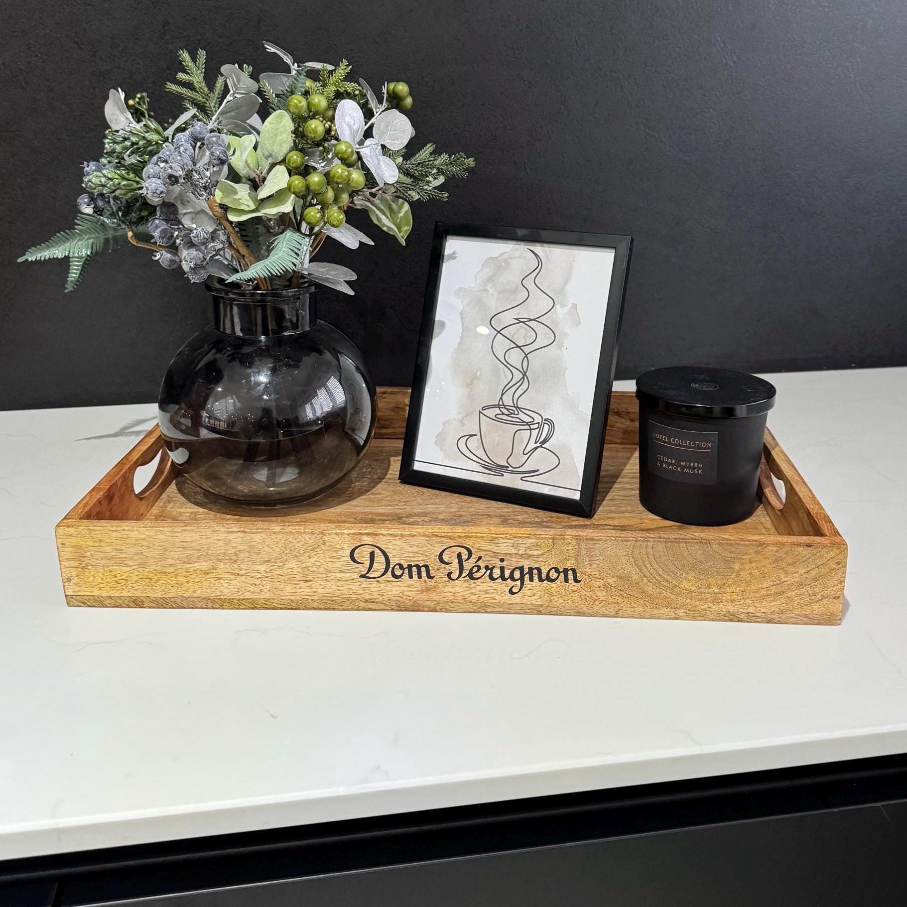 Moët & Chandon Wooden Serving Trays Champagne Butlers Crates Storage Boxes Natural Finish