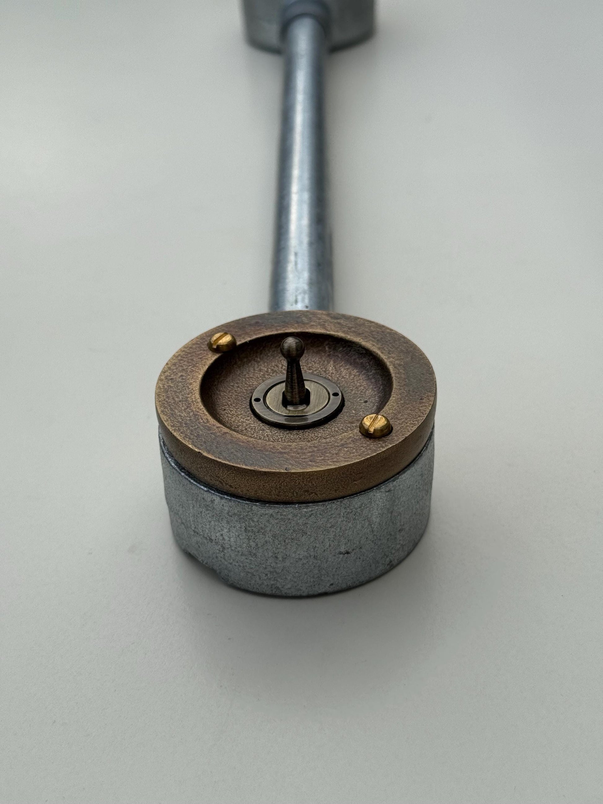 Single Gang Bronze Conduit Metal Light Switch Industrial 2 Way