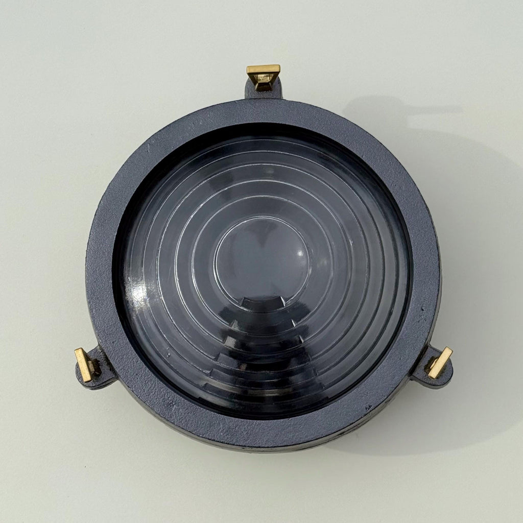 Wroxham ~ Cast Pewter Coastal Lighthouse Wall Light Industrial Ceiling Fixture