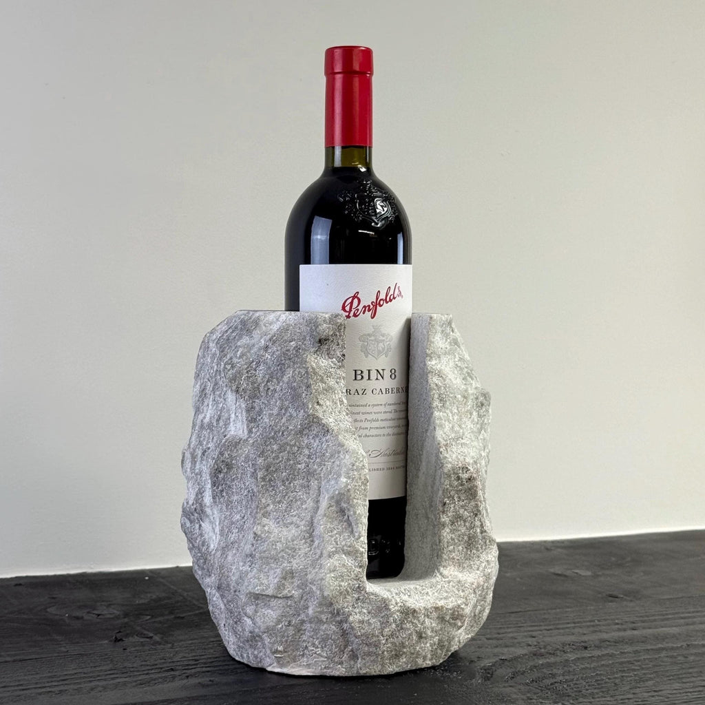 Marble Stone Solid Handcrafted Wine Bottle Holder
