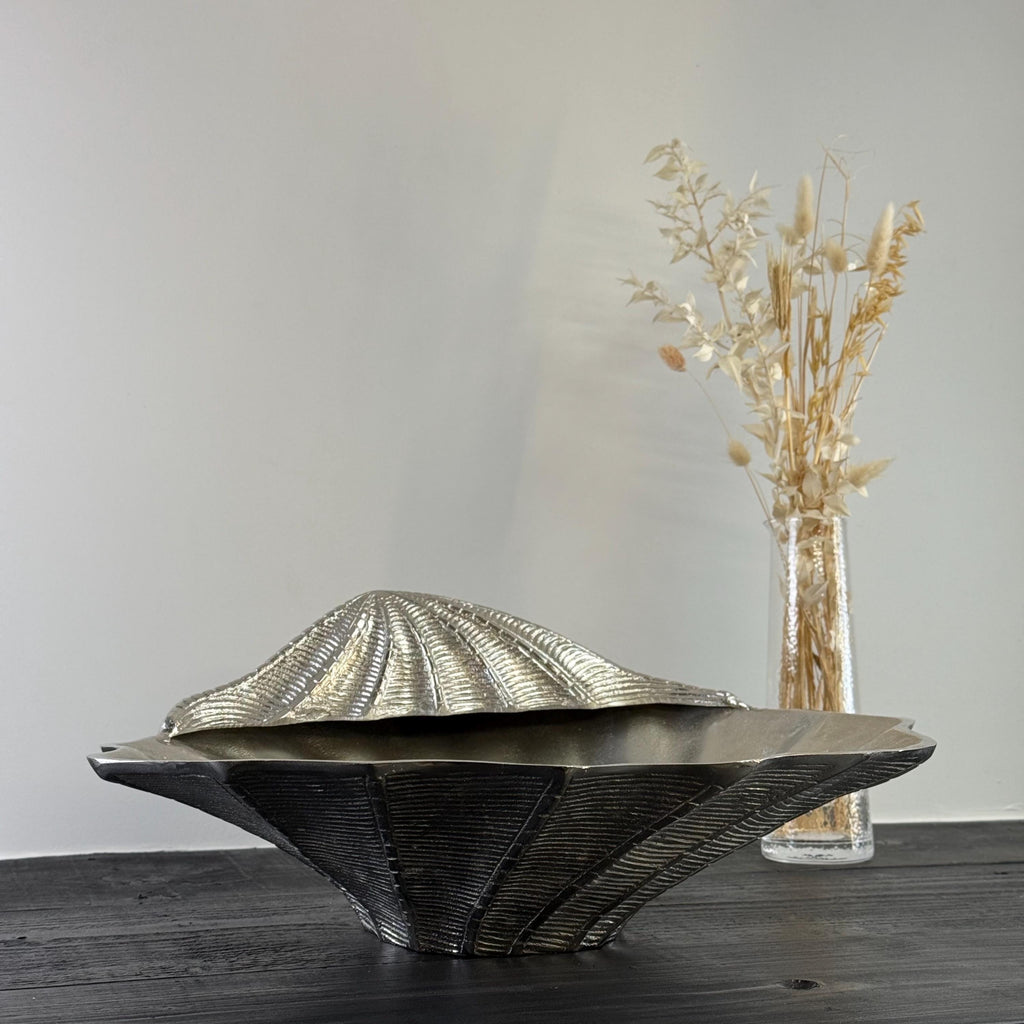 Clamshell Solid Champagne Ice Bucket ~ Wine Cooler