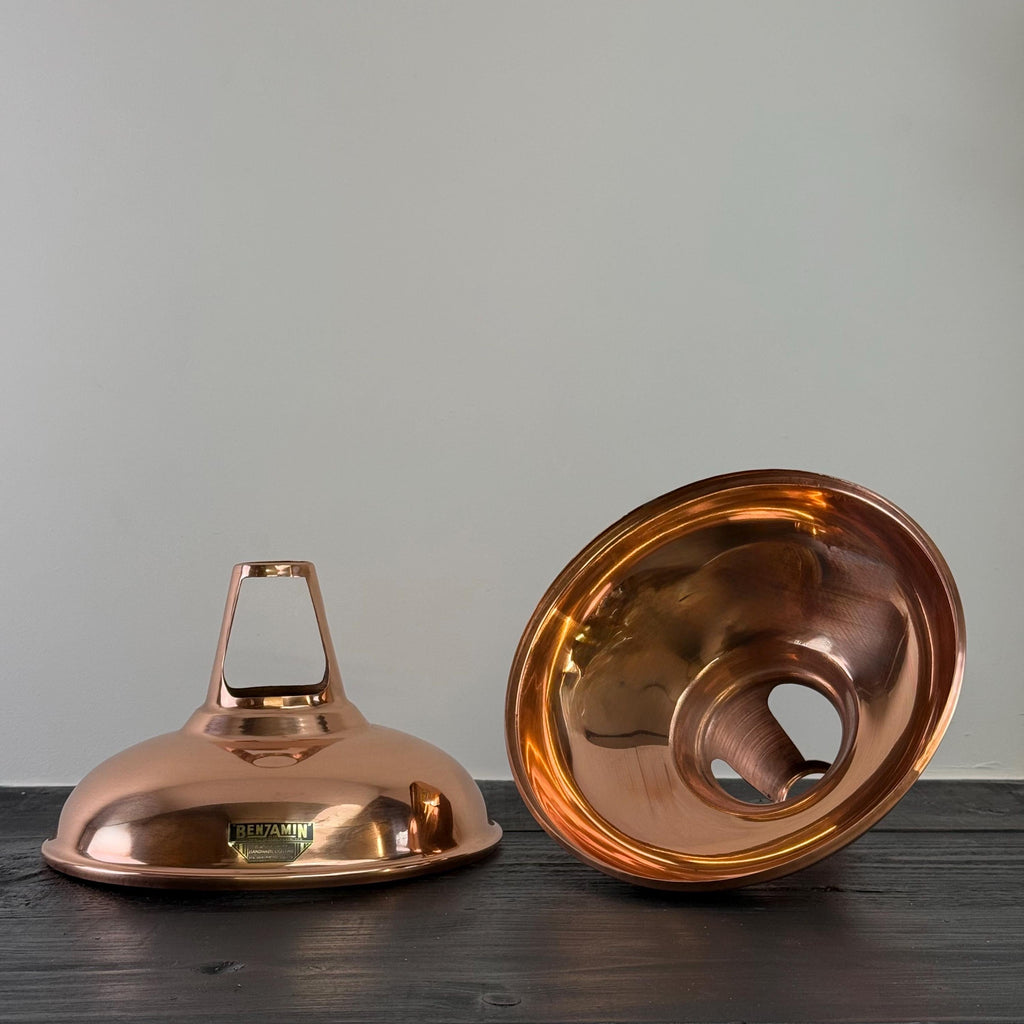 Cawston - Genuine Solid Copper Slotted Lampshade Pendant Ceiling Light - 11 Inch