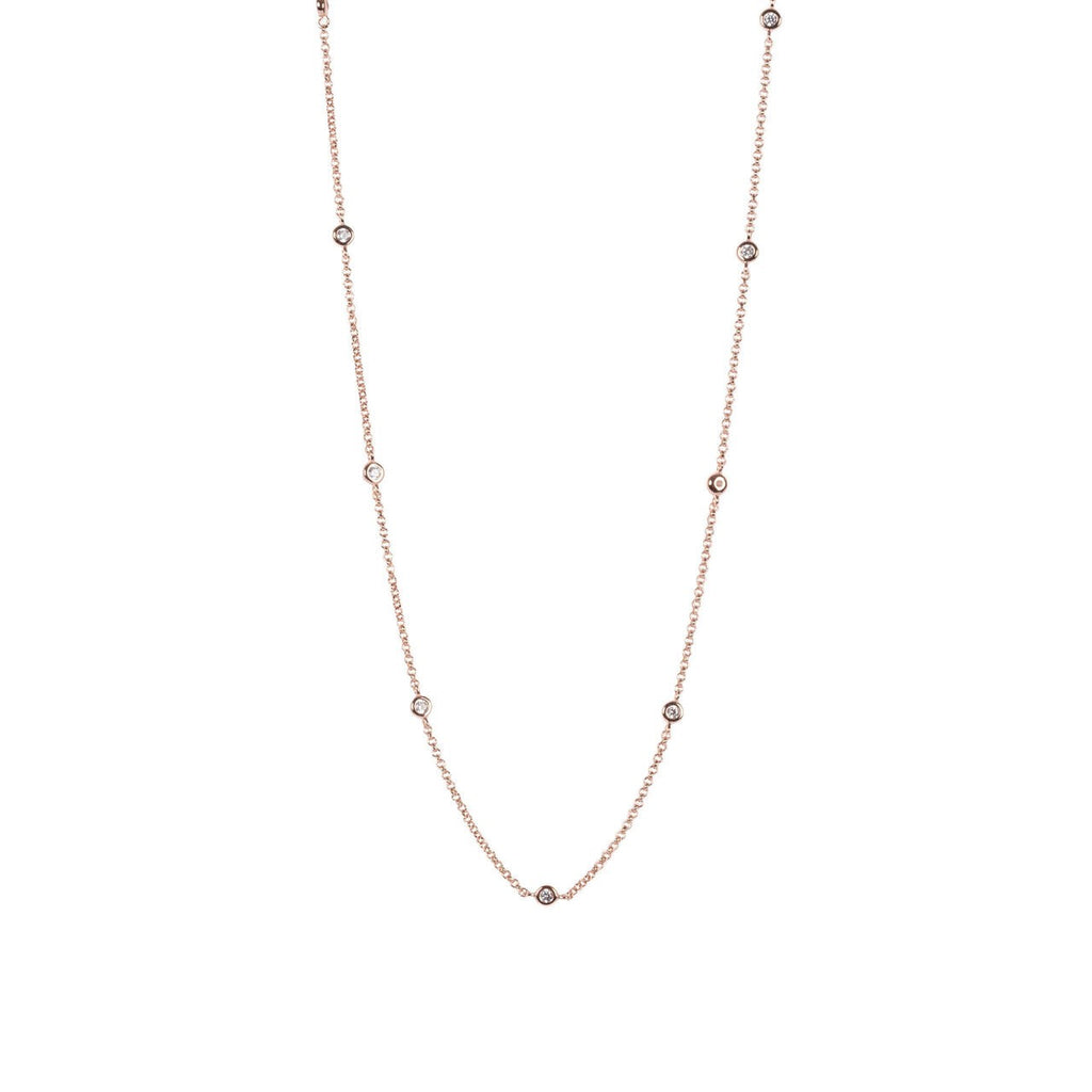 Sterling Silver Choker with Sparkling Zircons - Elegant & Timeless Design by MyaMoon by MyaMoon at www.brixbailey.com