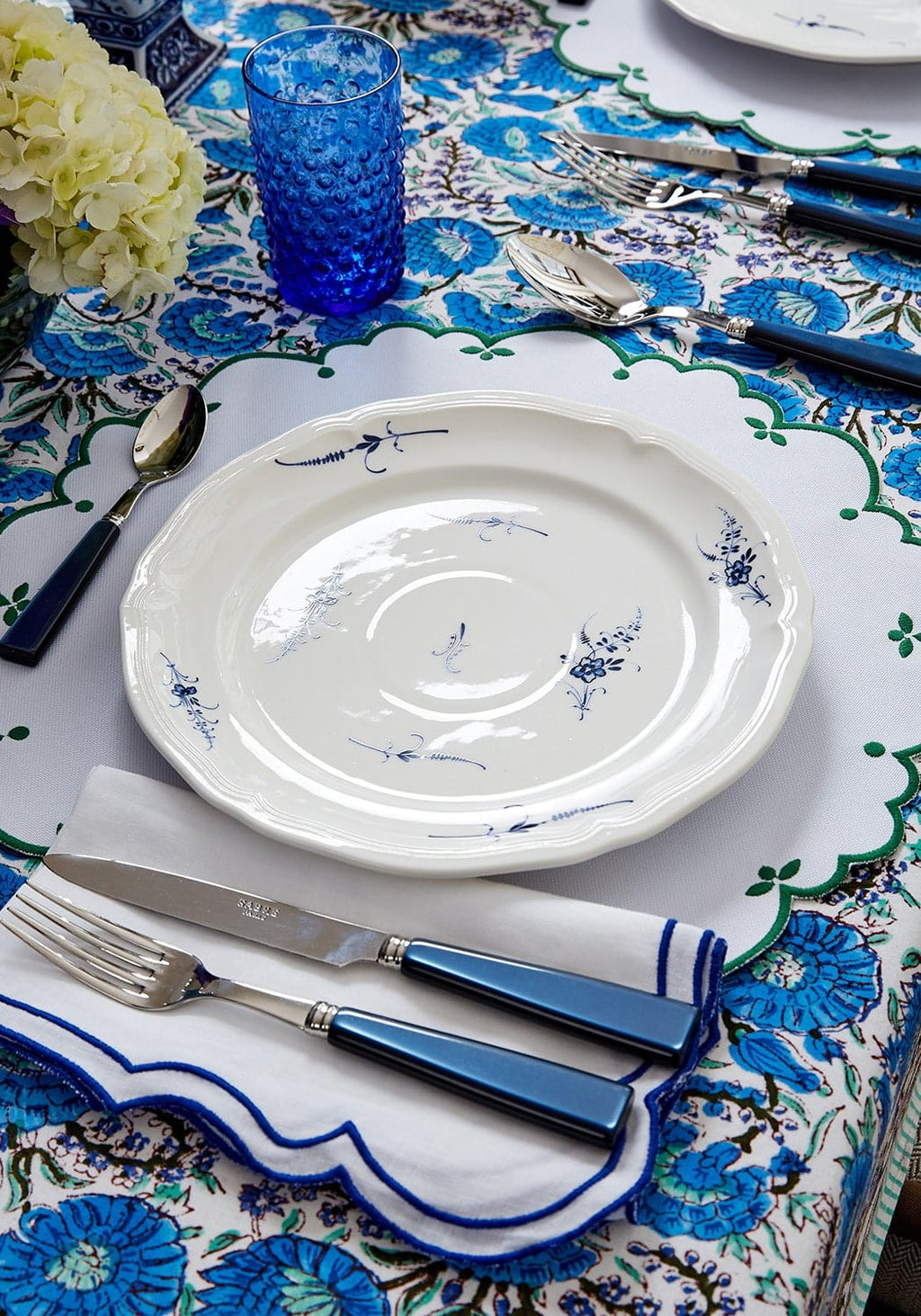 I'm a Fan Blue and White Napkins - Set of 4