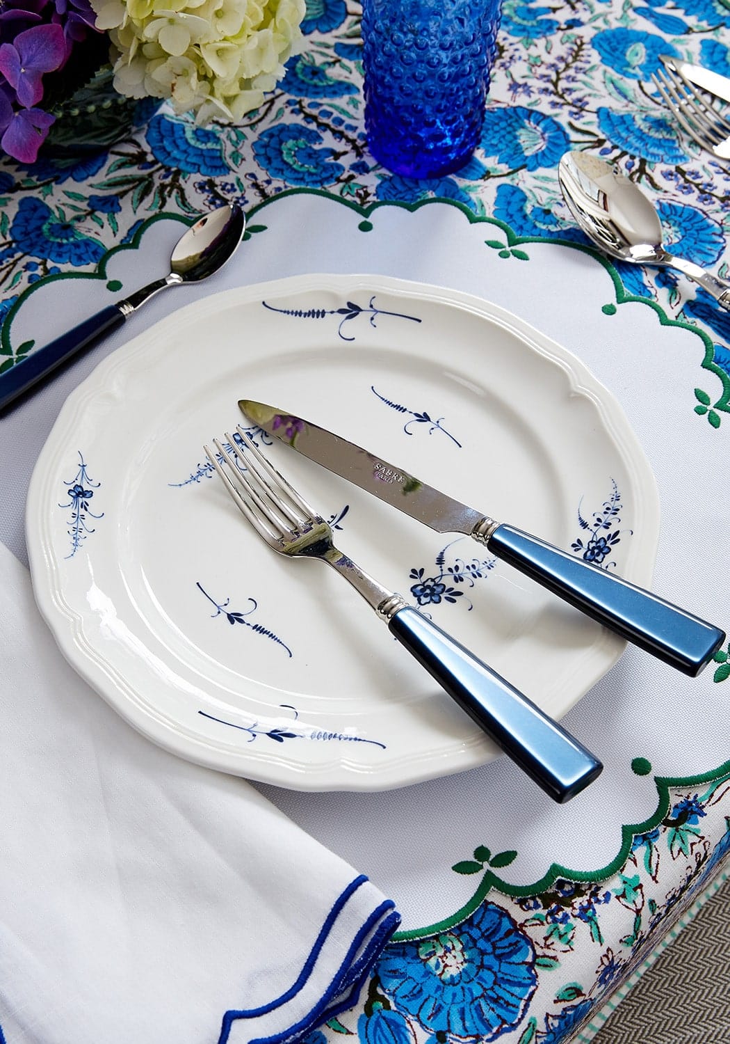 I'm a Fan Blue and White Napkins - Set of 4